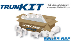 Vecamco Trunkit Euro Plus sada žlabu s příslušenstvím 80 B černý